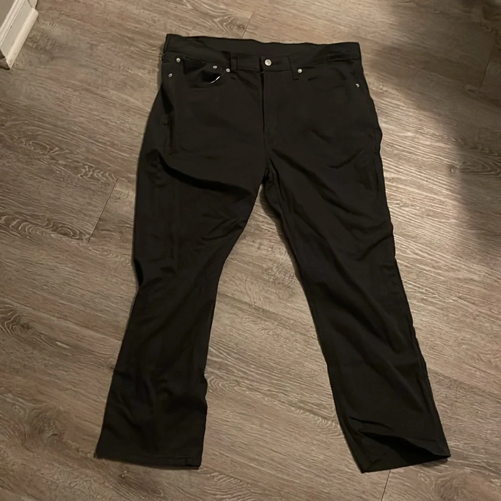 Levi's 514 Dark Gray Denim Jeans 38 x 29 casual pants
